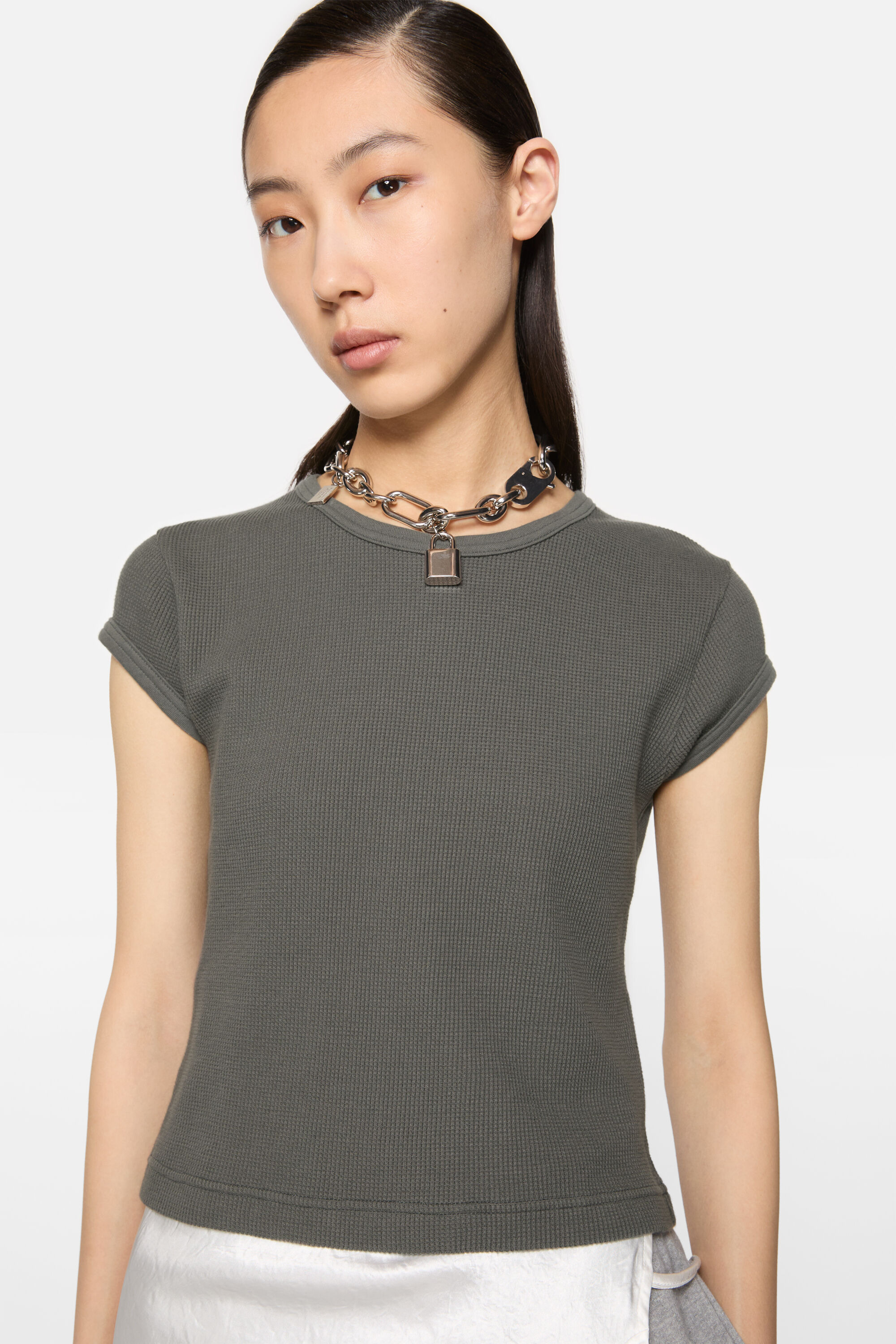 T-shirt - Fitted unisex fit - Faded Grey - 4