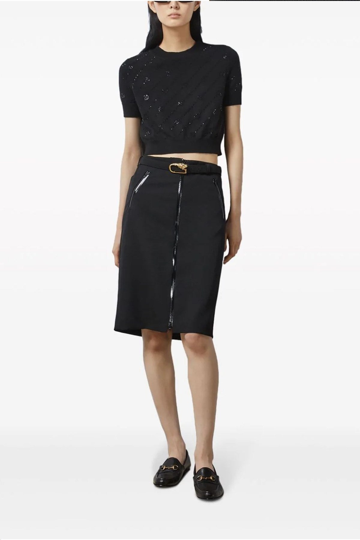 【関税込み】gucci Wool skirt with removable belt GUCCI Gucci Women Wool Skirt With Removable Belt | luosophy