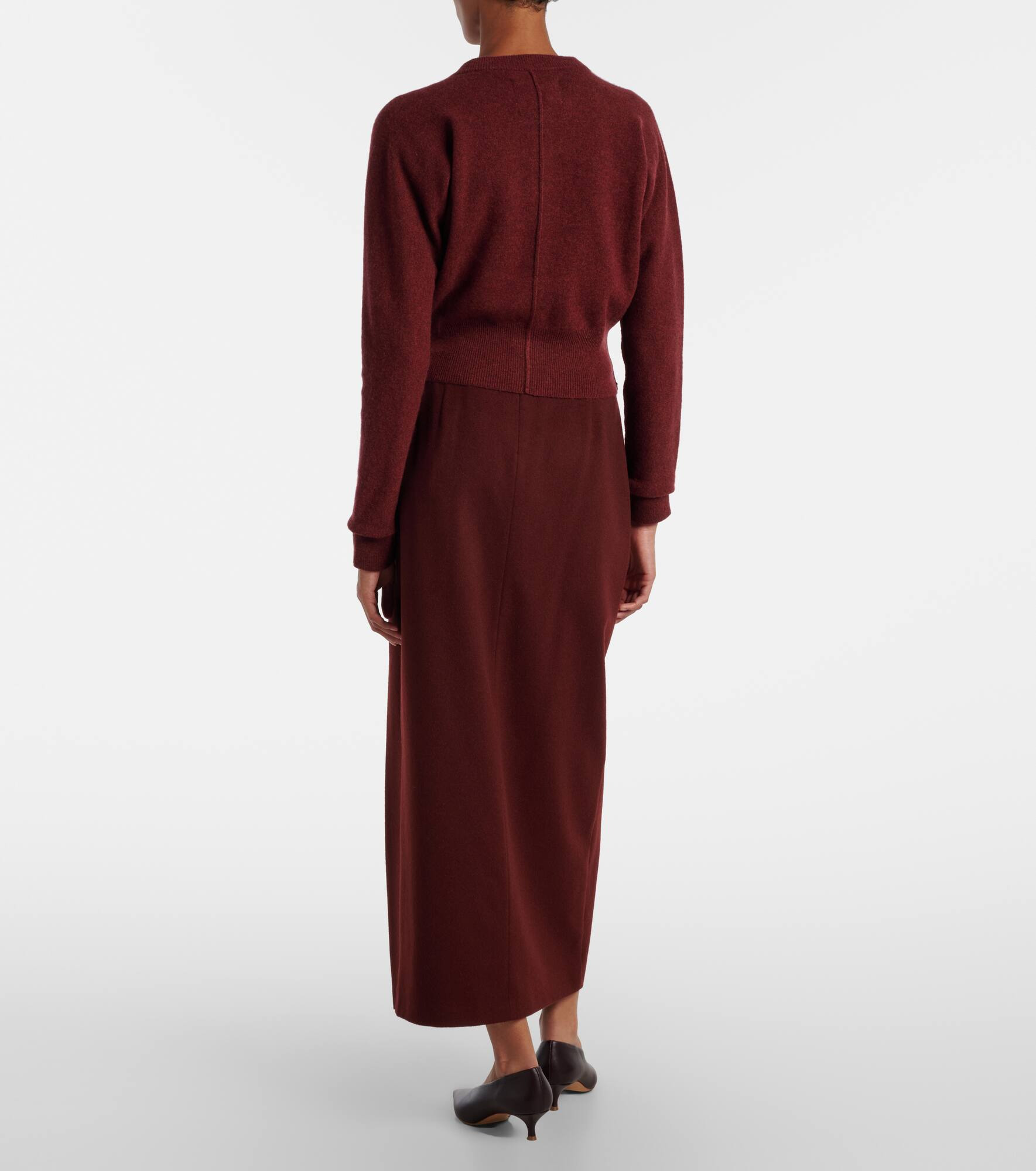Blouson cashmere-blend cardigan - 3