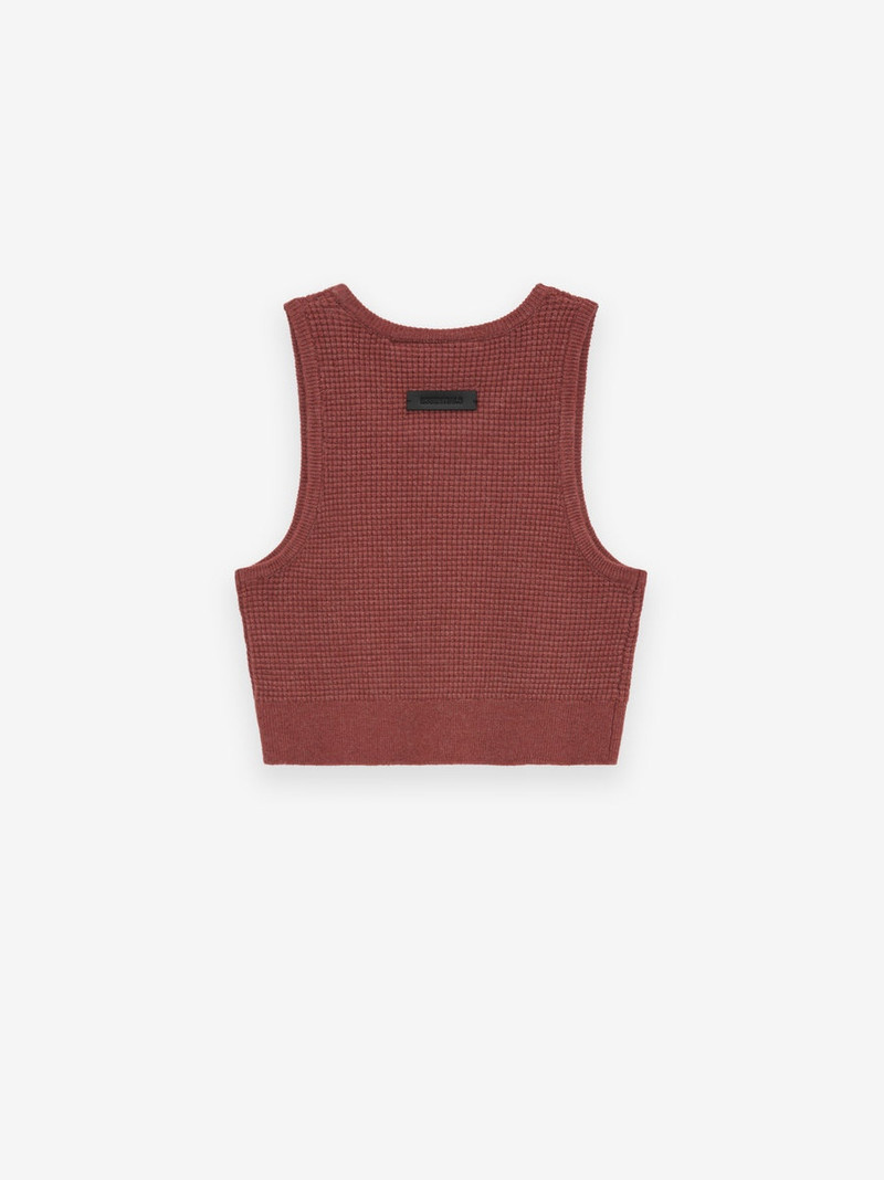 ESSENTIALS Womens Waffle Sport Tank outlook