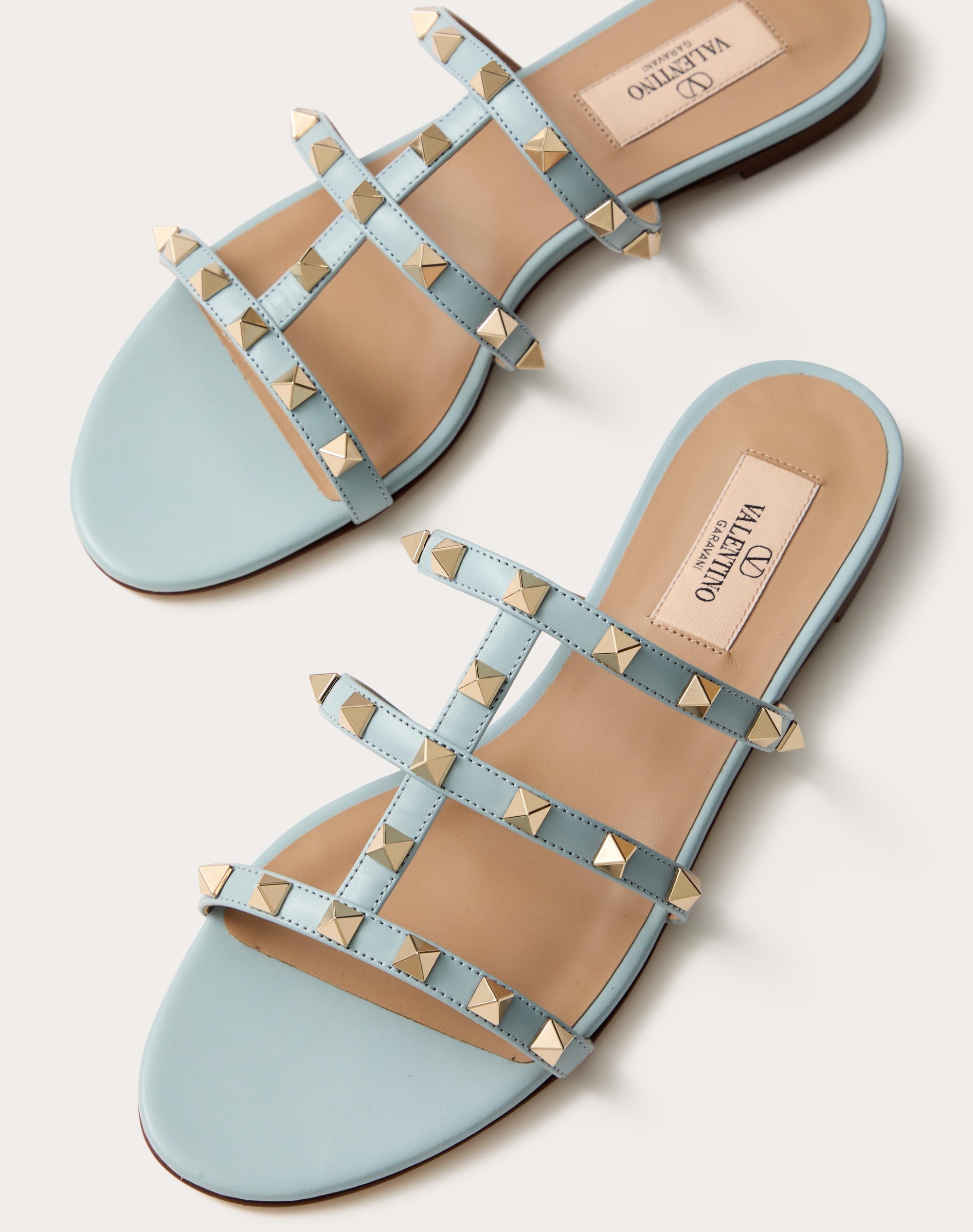 ROCKSTUD FLAT SLIDE SANDAL - 5