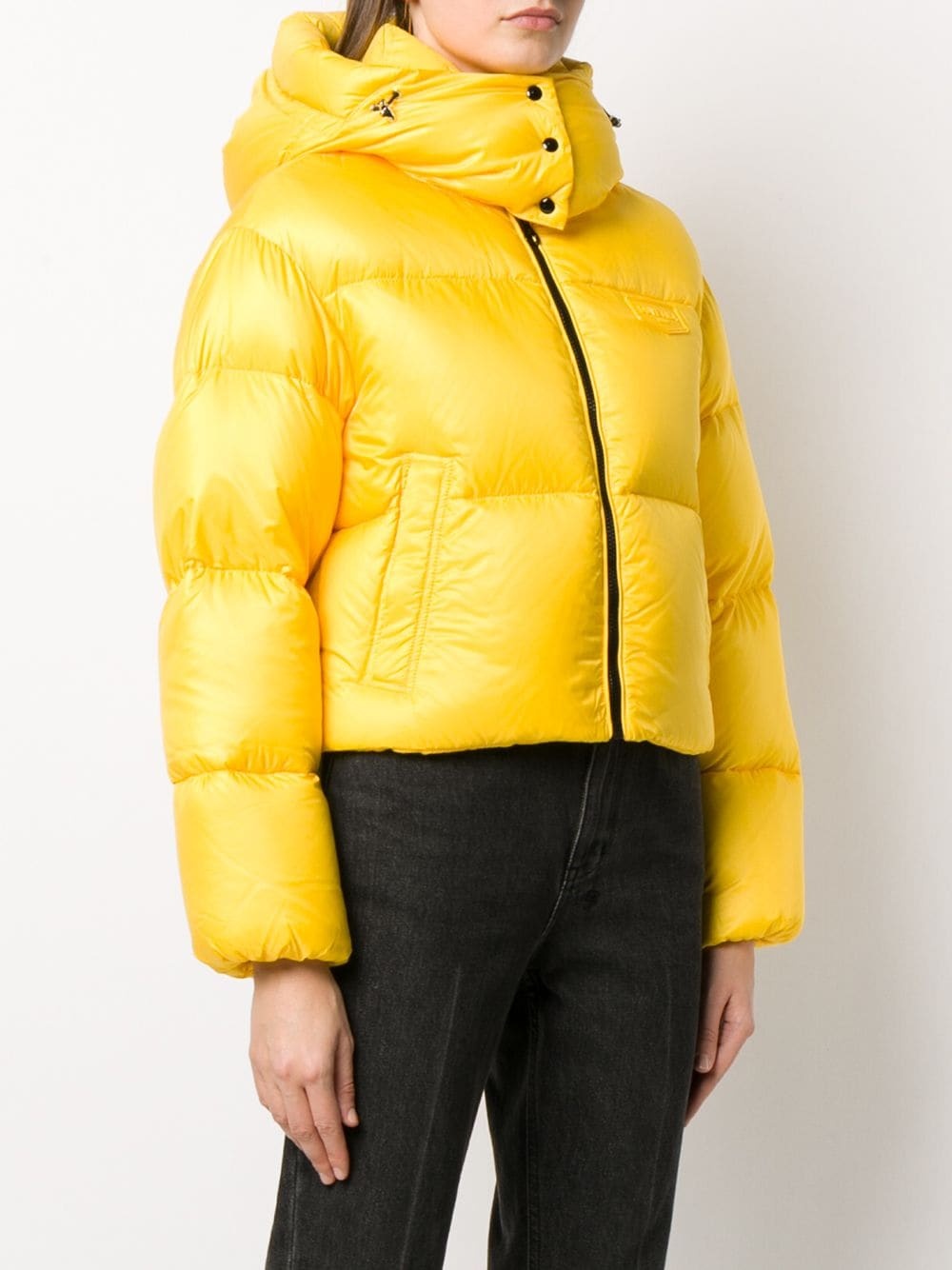 hooded down jacket - 3