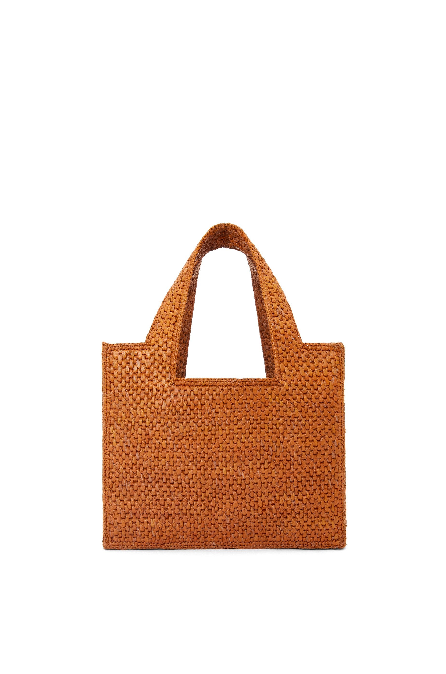 Small LOEWE Font Tote in raffia - 6