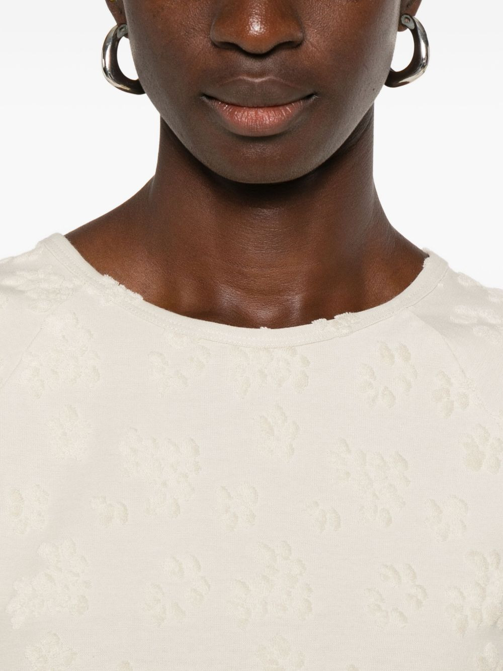 floral-pattern short-sleeve top - 5
