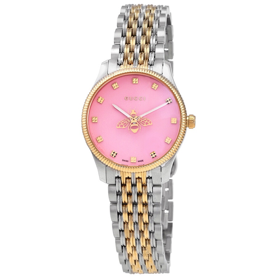 GUCCI Gucci G-Timless Quartz Pink Dial Ladies Watch YA1265030 - Main Image