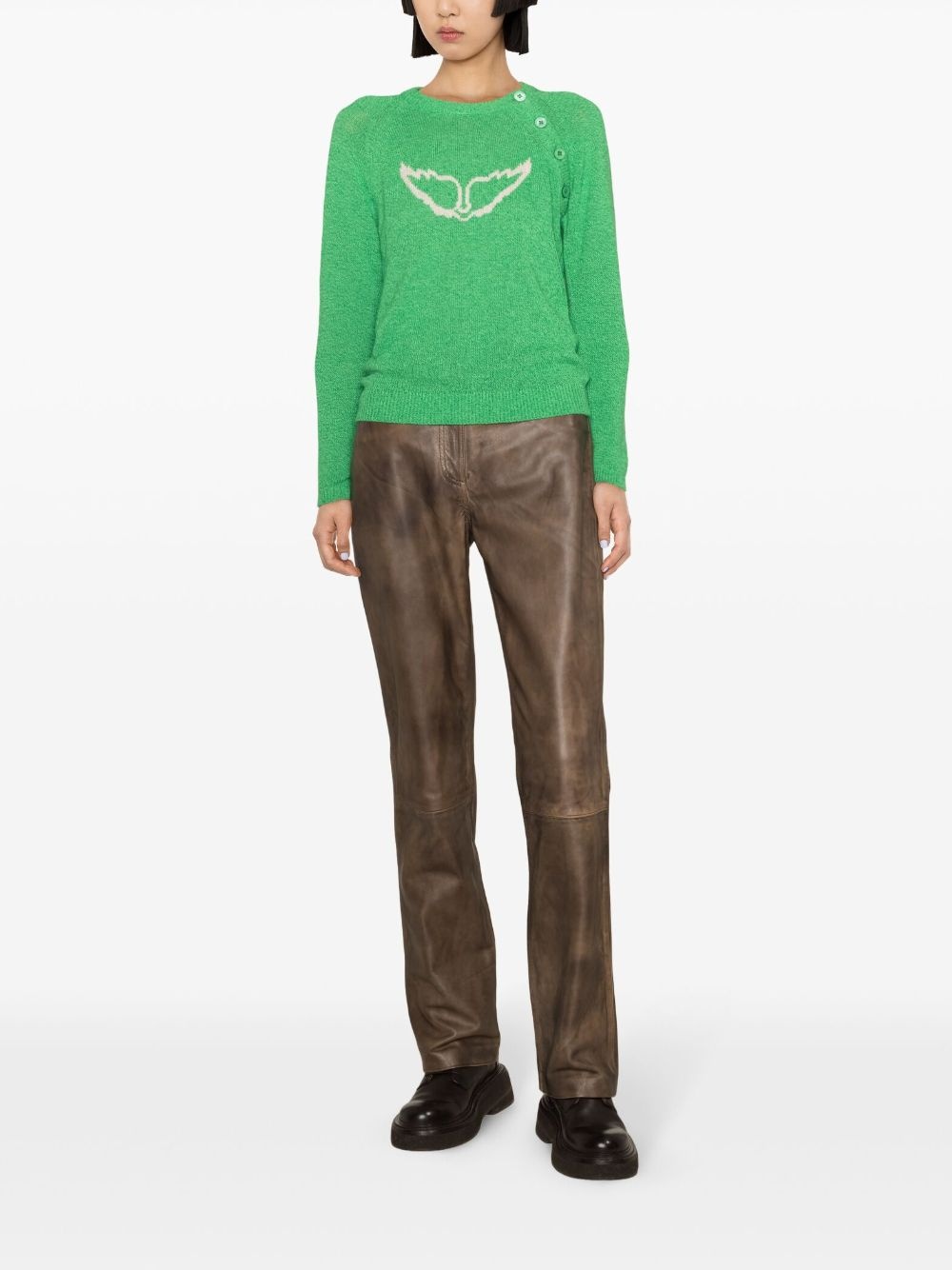 Regliss Wings-intarsia jumper - 2