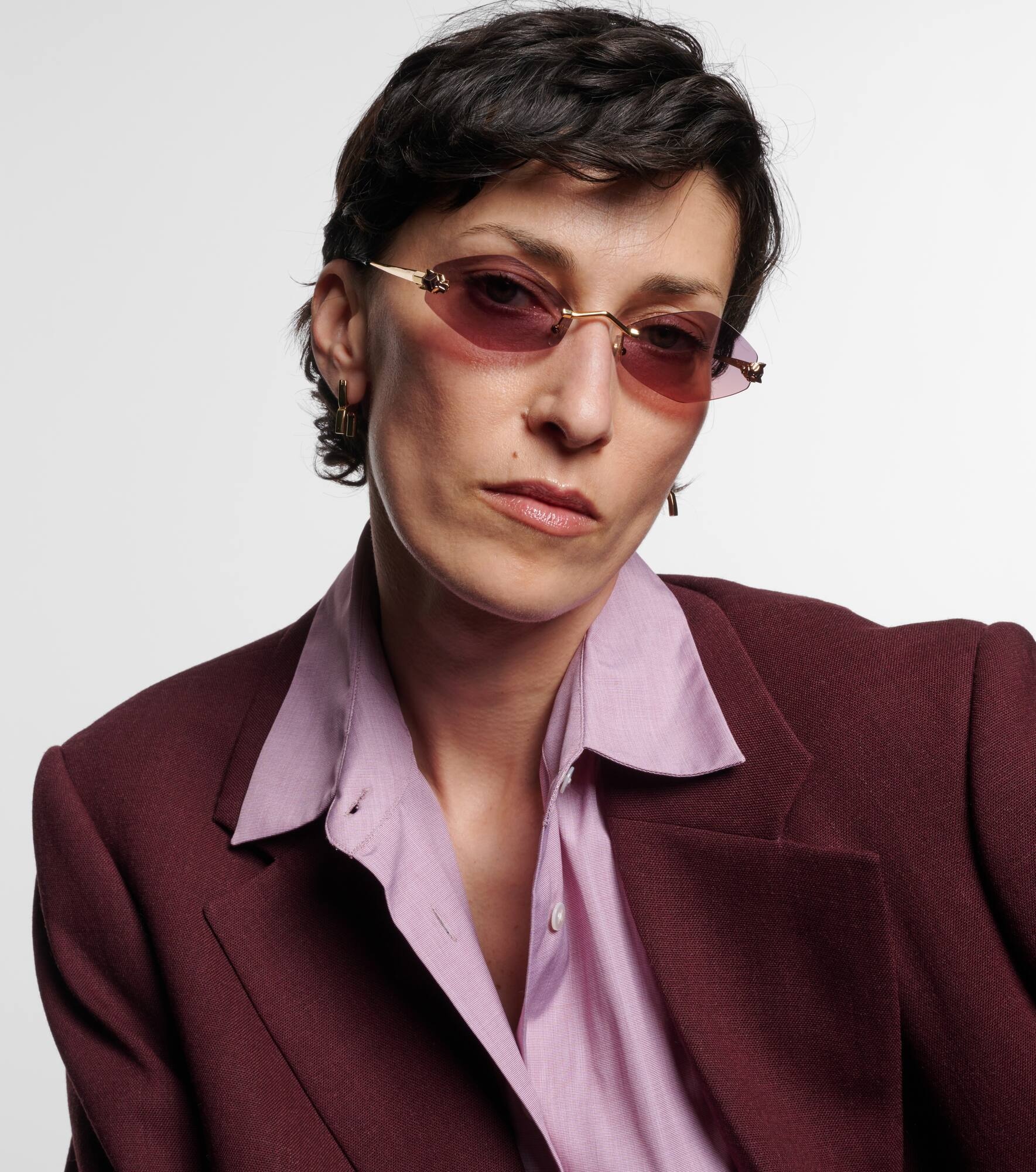 Panthère de Cartier geometric sunglasses - 6