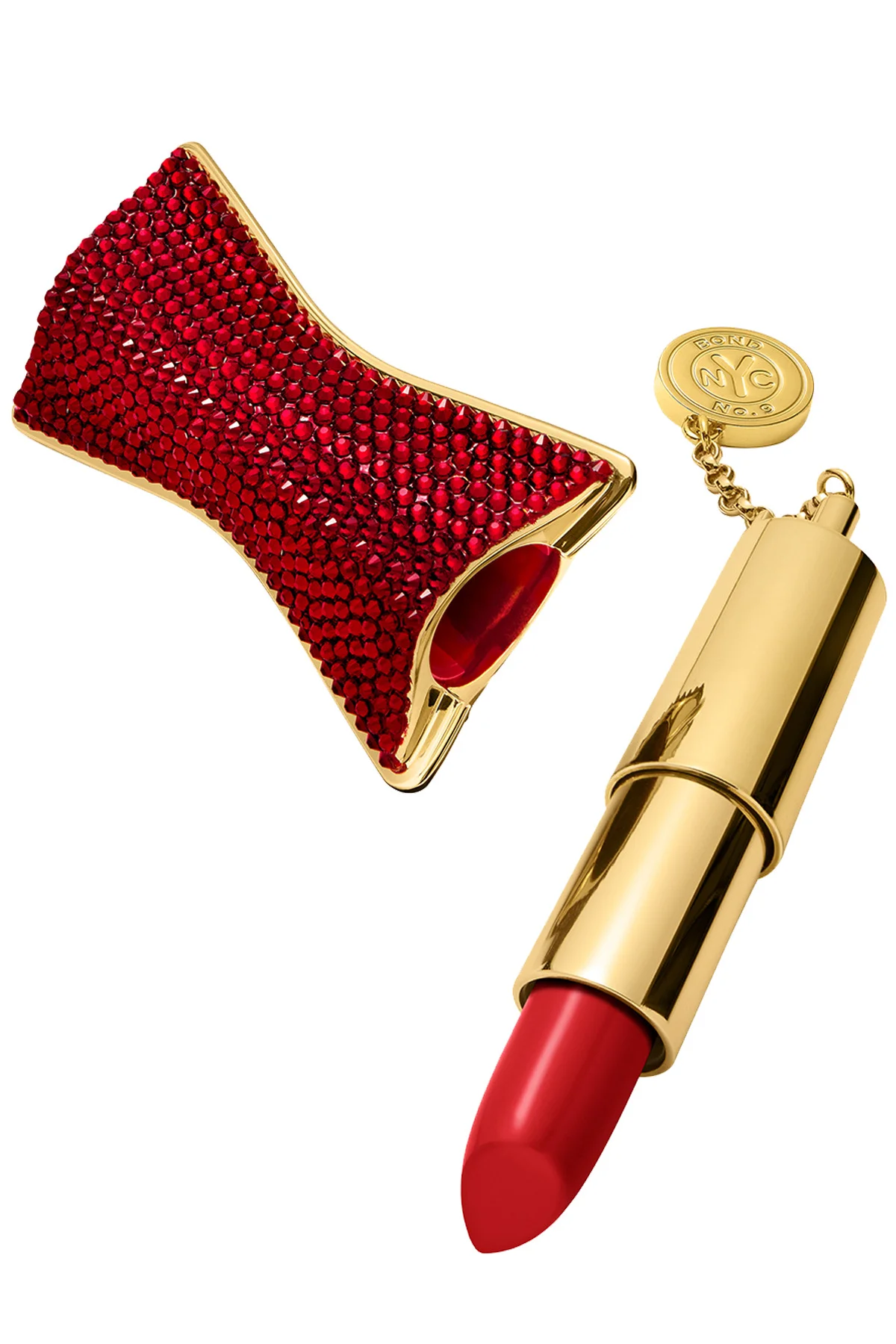 REFILLABLE LIPSTICK WITH SWAROVSKI® CRYSTALS - MADISON AVENUE - 1
