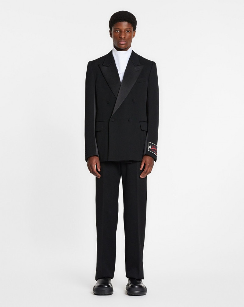 Lanvin TWO PLEATED PANTS WITH CONTRASTING PANELS outlook