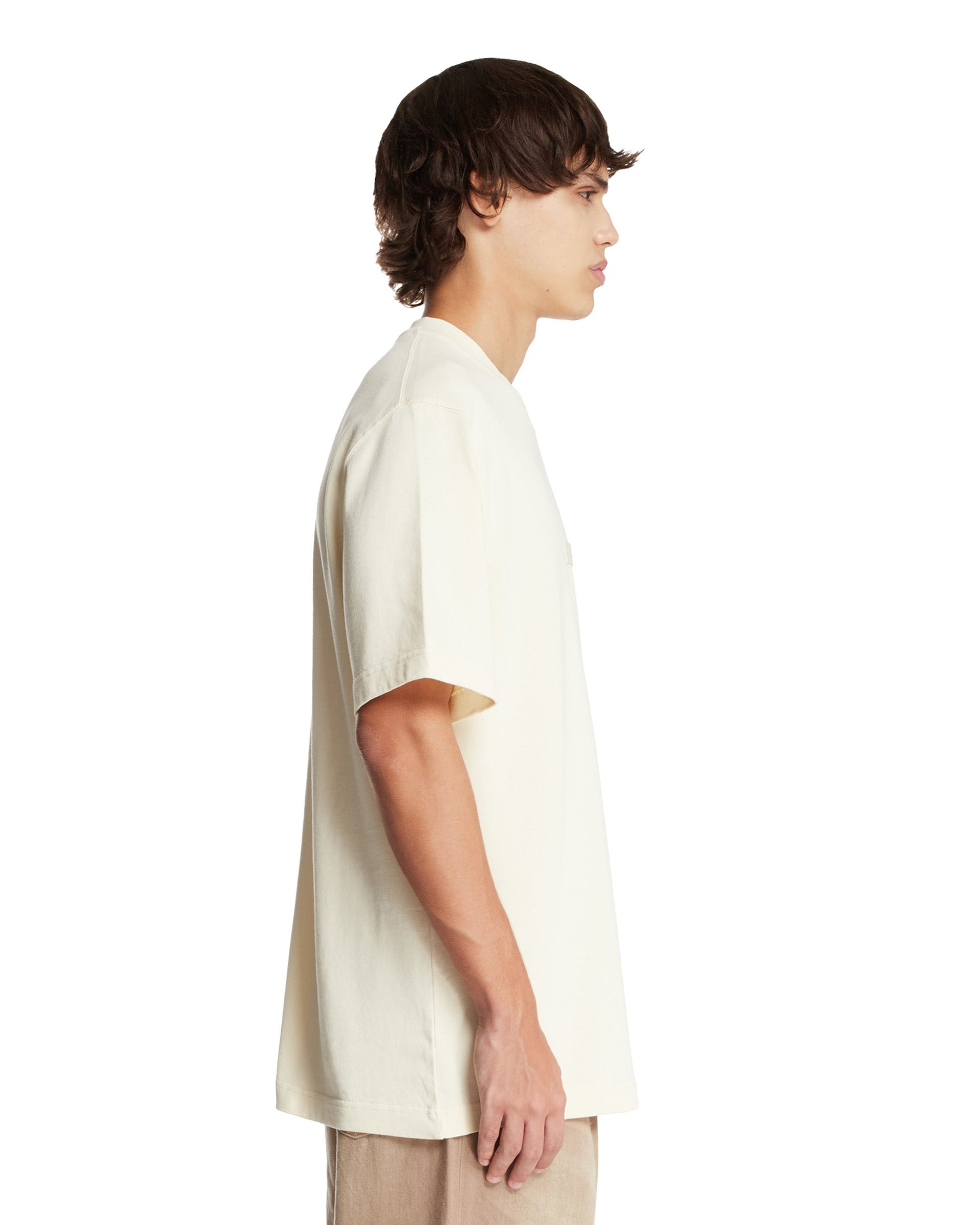 Beige Le T-Shirt Gros Grain - 5