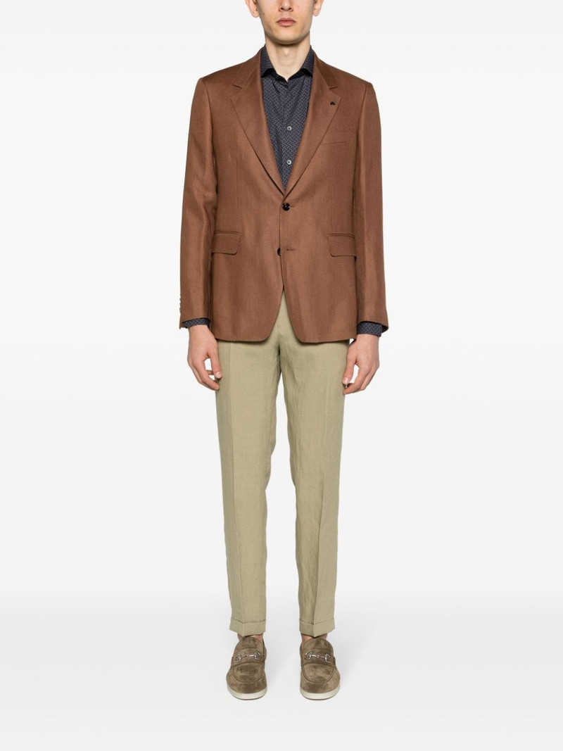 Paul Smith linen tapered trousers outlook