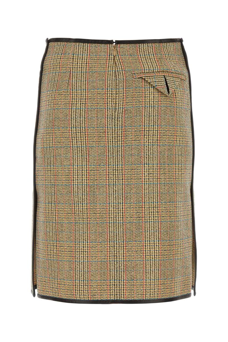 スカート BOTTEGA VENETA SKIRT (792900V4BW0 1487) BOTTEGA VENETA Cotton-canvas skirt | NET-A-PORTER