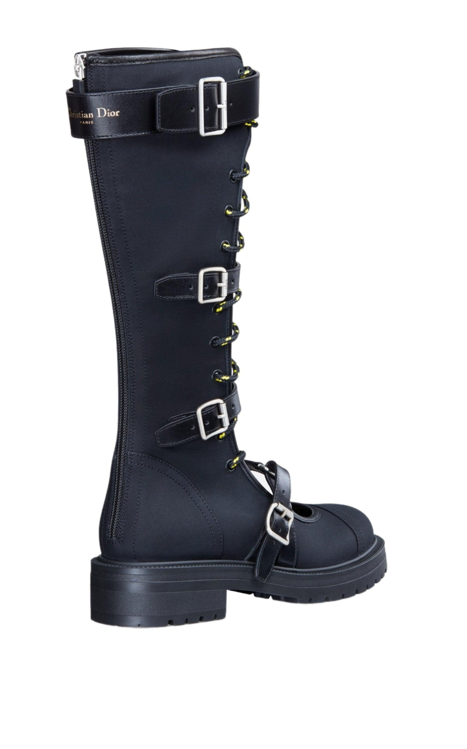 Dioranger Boots in Black Technical Fabric - 6