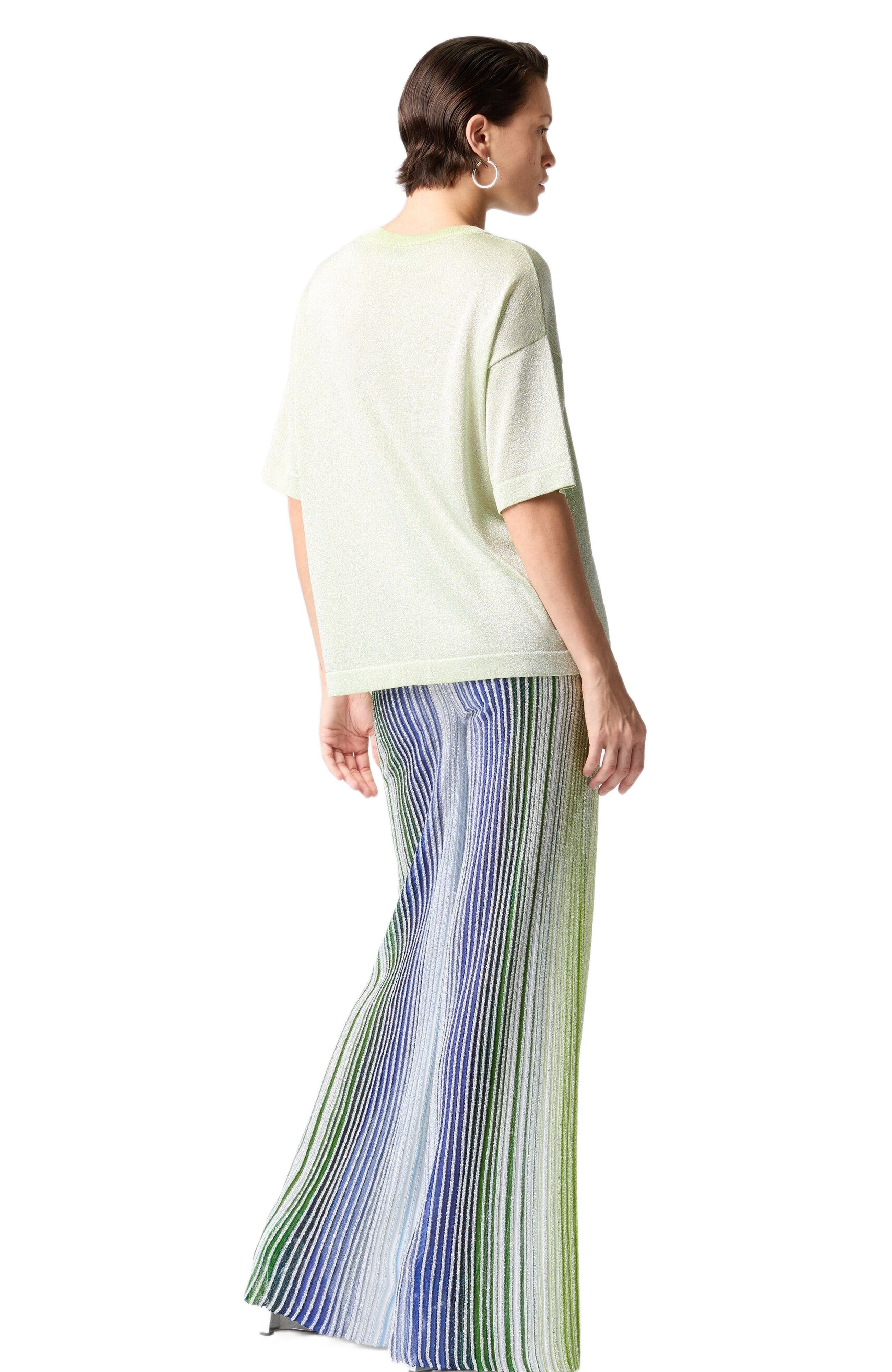 Missoni Partialized Striped Palazzo Trousers With Sequins in Multicoloured at Nordstrom - 3