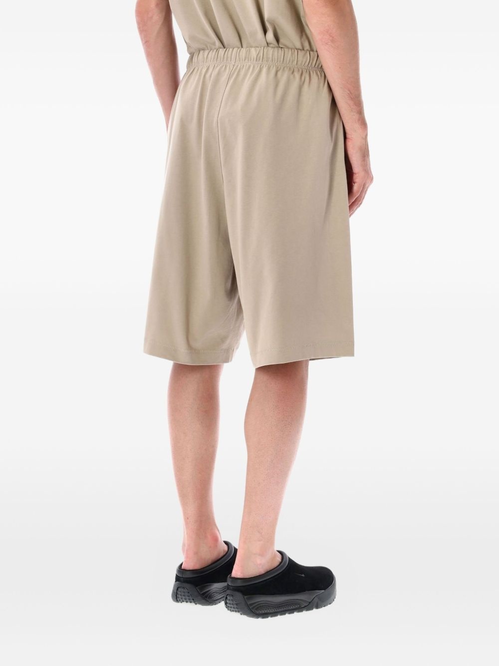 drawstring-waist track shorts - 2