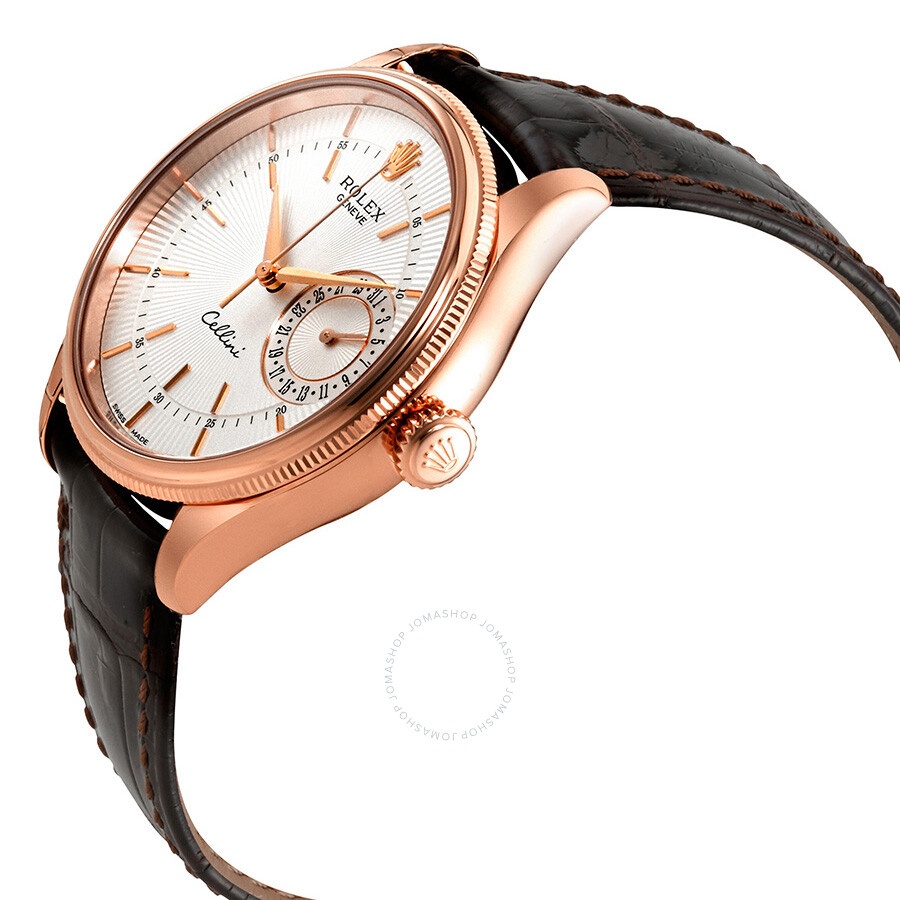 Rolex Cellini Silver Dial 18K Everose Gold Men's Watch 50515SSBRL - 2