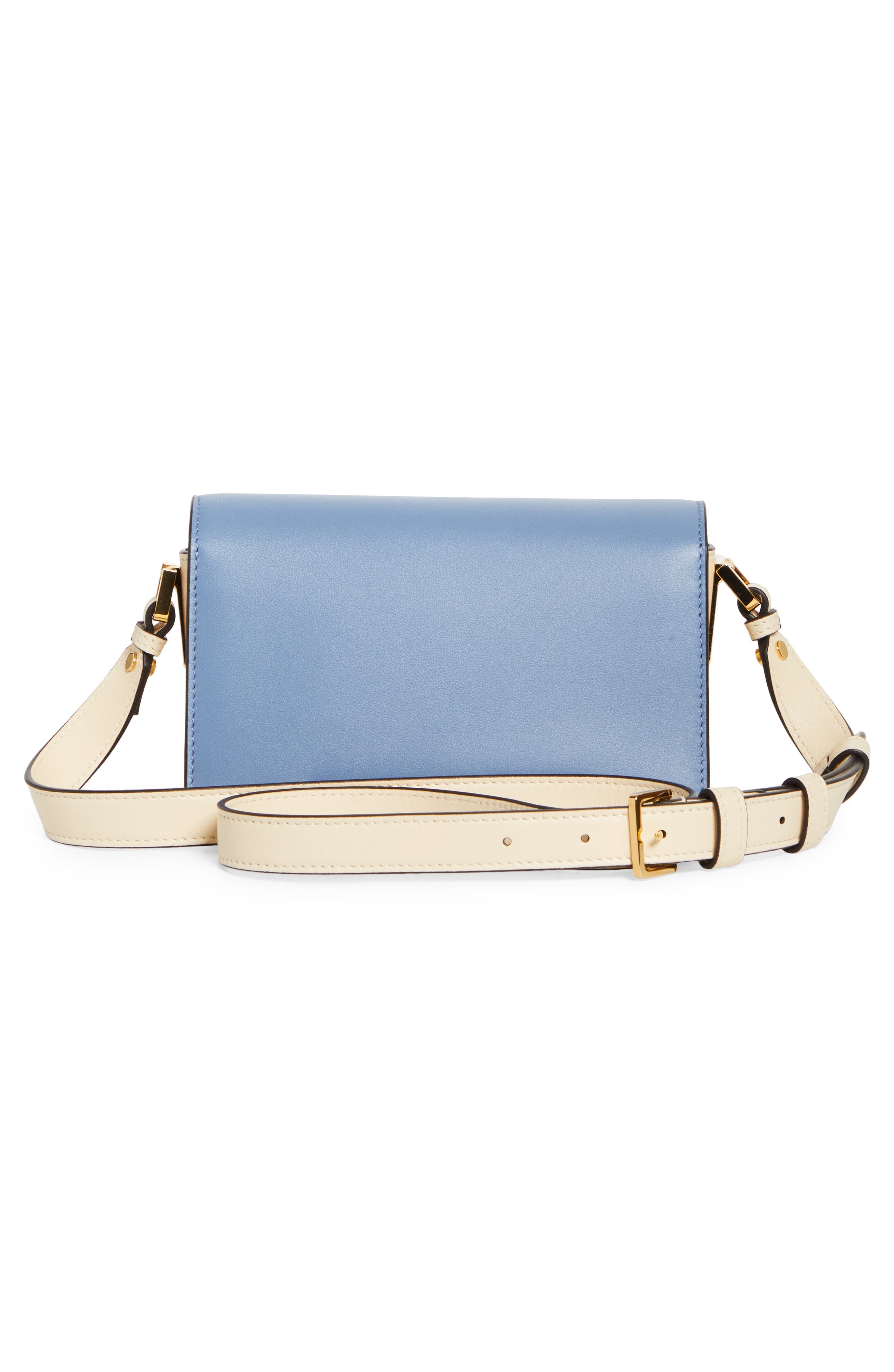 Marni Mini Trunkaroo Colorblock Leather Shoulder Bag in Opal/cinnamon/shell at Nordstrom - 3