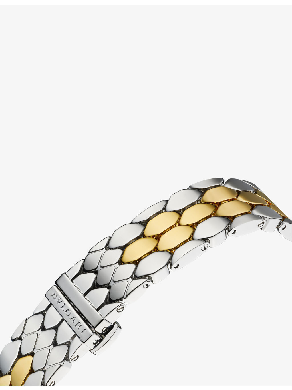 103755 Serpenti Seduttori 18ct yellow-gold, stainless-steel and diamond quartz watch - 3