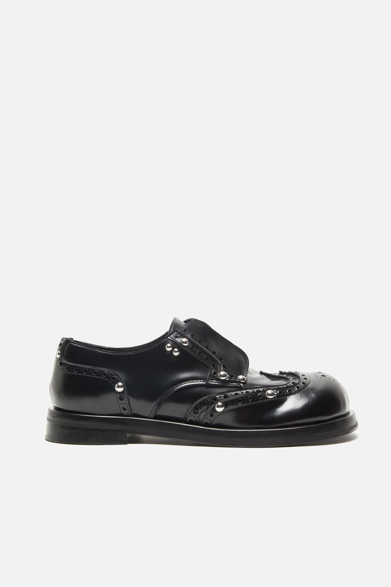 Lace-up leather shoes - Black 1