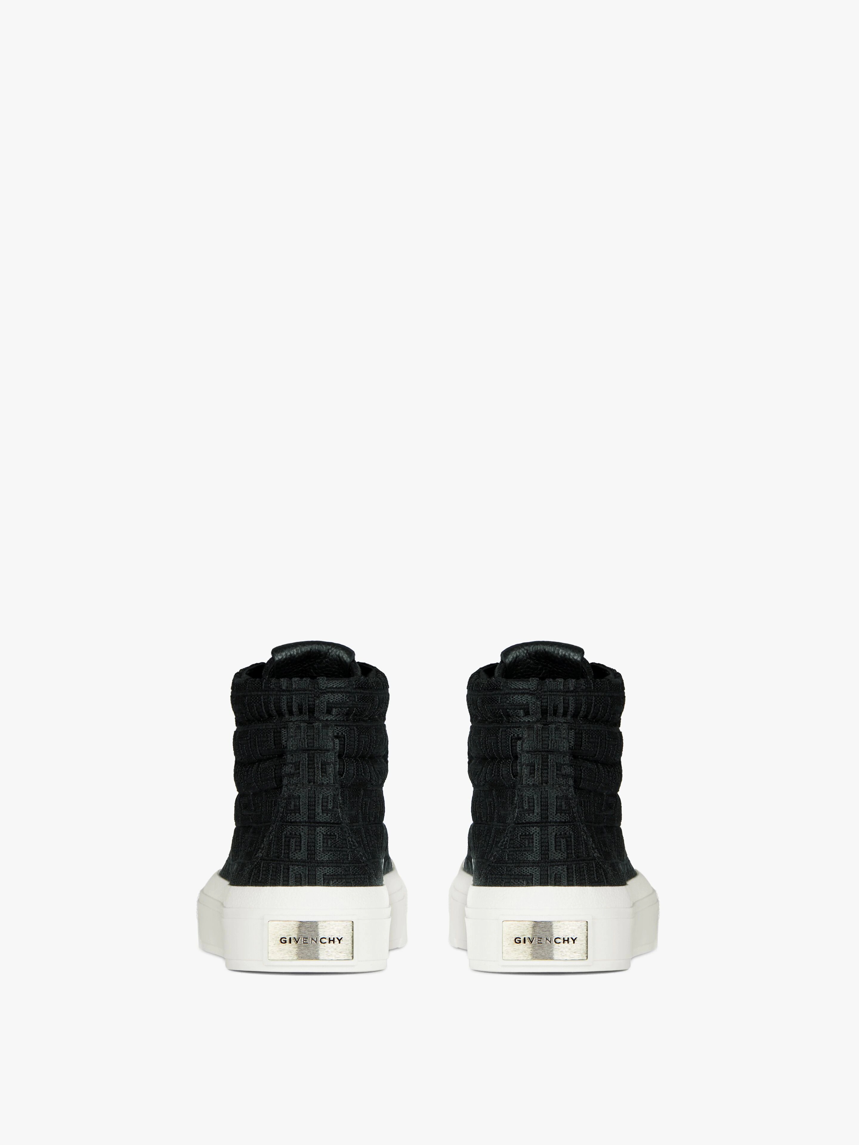 HIGH SNEAKERS CITY IN 4G EMBROIDERED CANVAS - 7