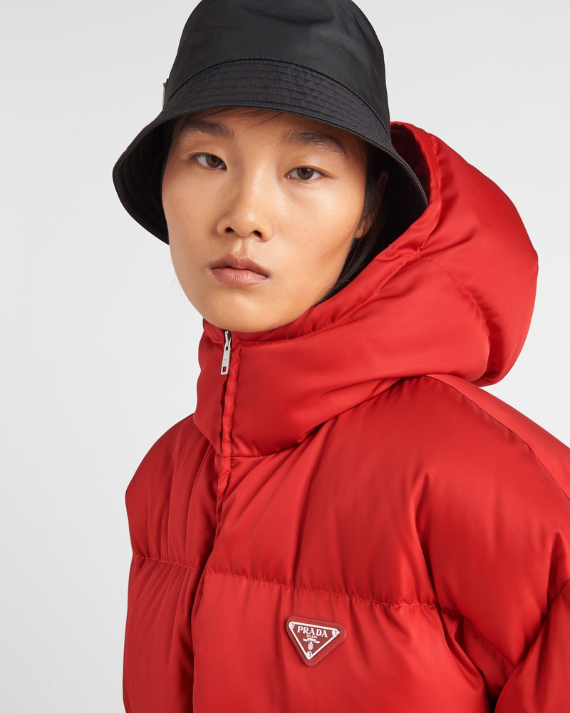 Re-Nylon hooded down jacket 4