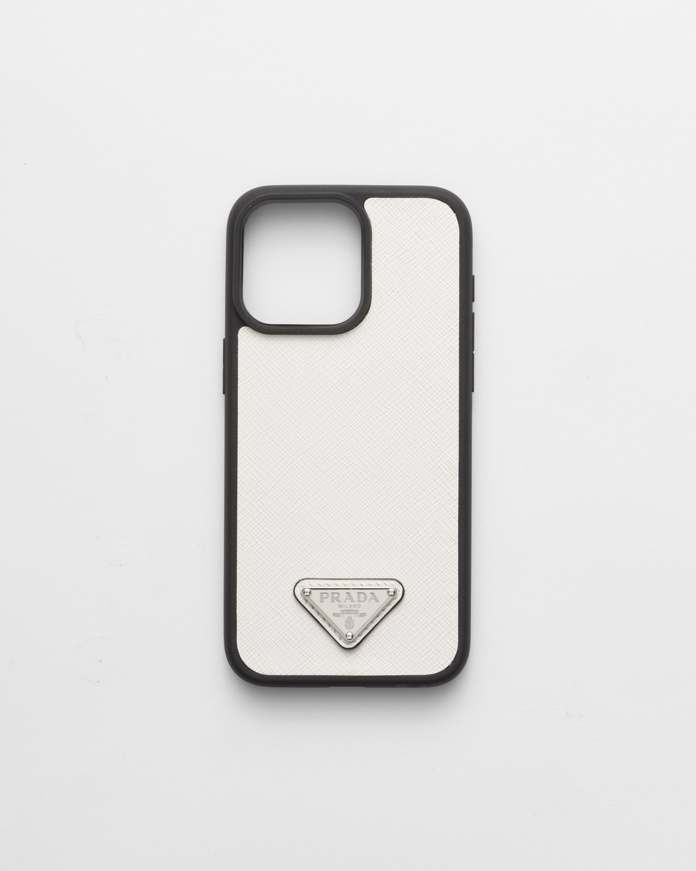 Saffiano leather cover for iPhone 15 Pro Max - 1