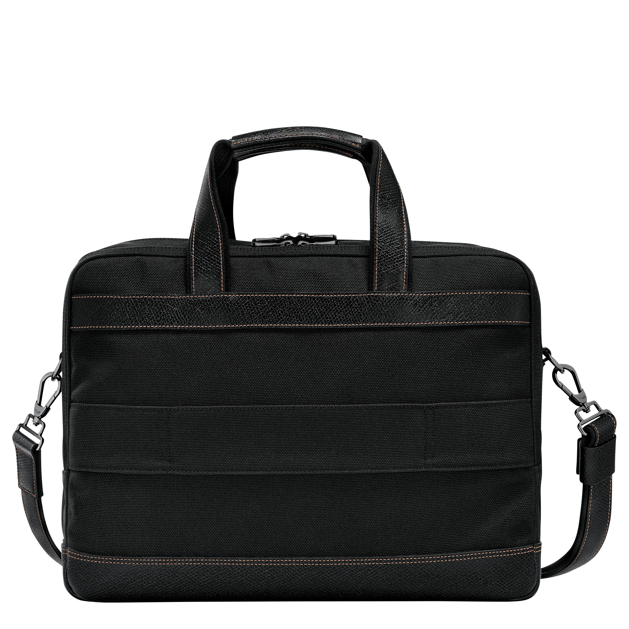 Boxford L Briefcase Black - Canvas - 4