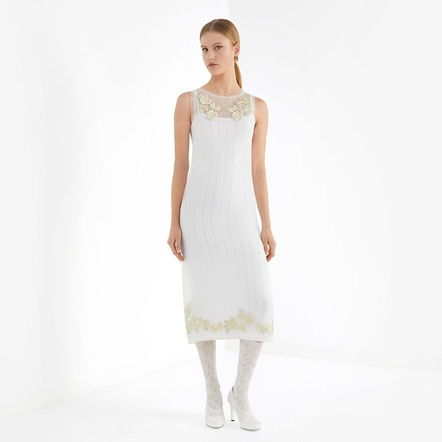 White silk dress - 4