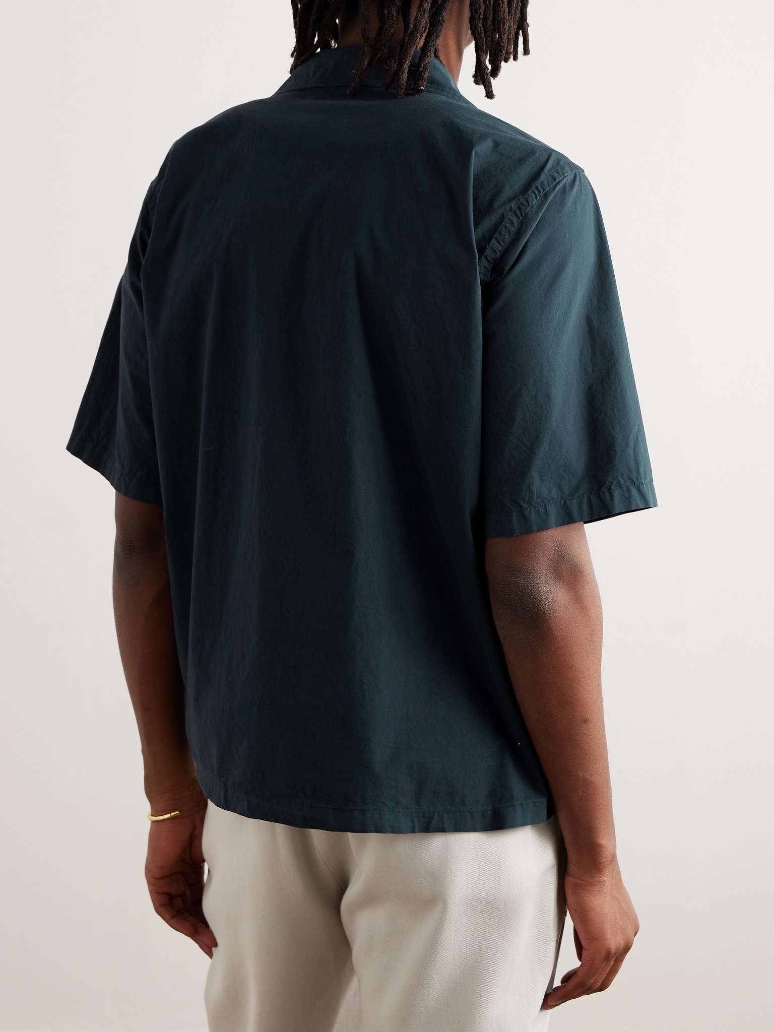 Camp-Collar Cotton-Poplin Shirt - 3