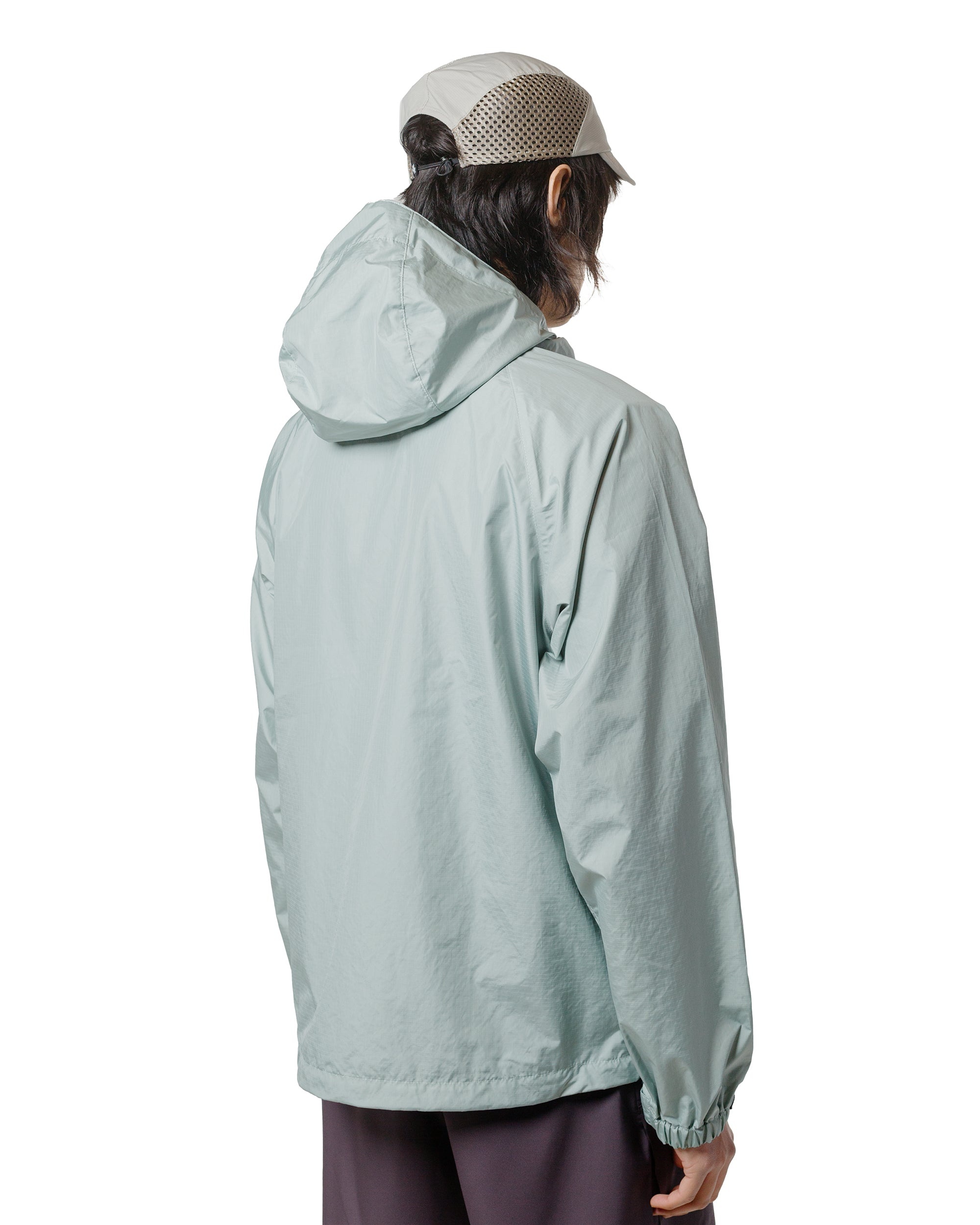 Rip-stop Hooded Jacket Mist Green - 3