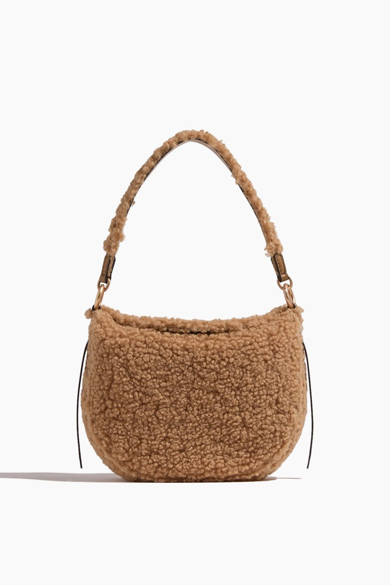 Mini Shearling Daily Bag in Caramel 1