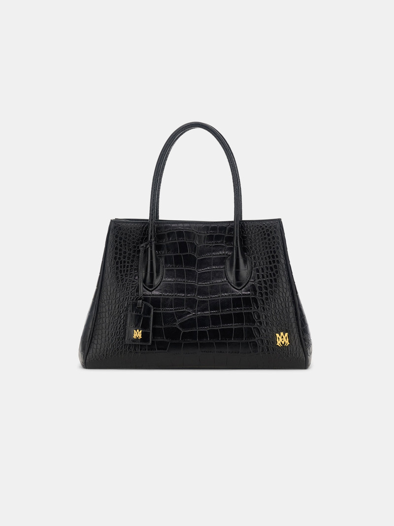 WOMEN'S EMBOSSED CROC HONEY 40 TOTE 1