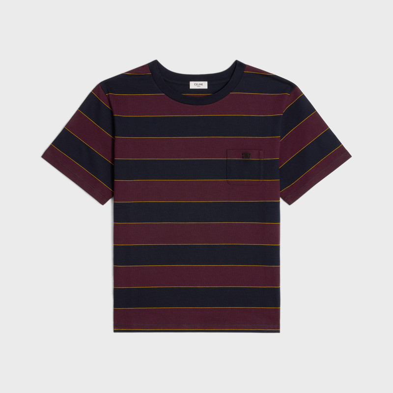 TRIOMPHE REGULAR T-SHIRT IN STRIPED JERSEY 1
