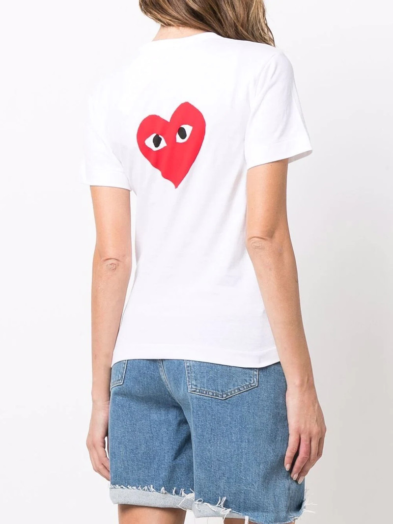 signature heart logo-patch T-shirt 4