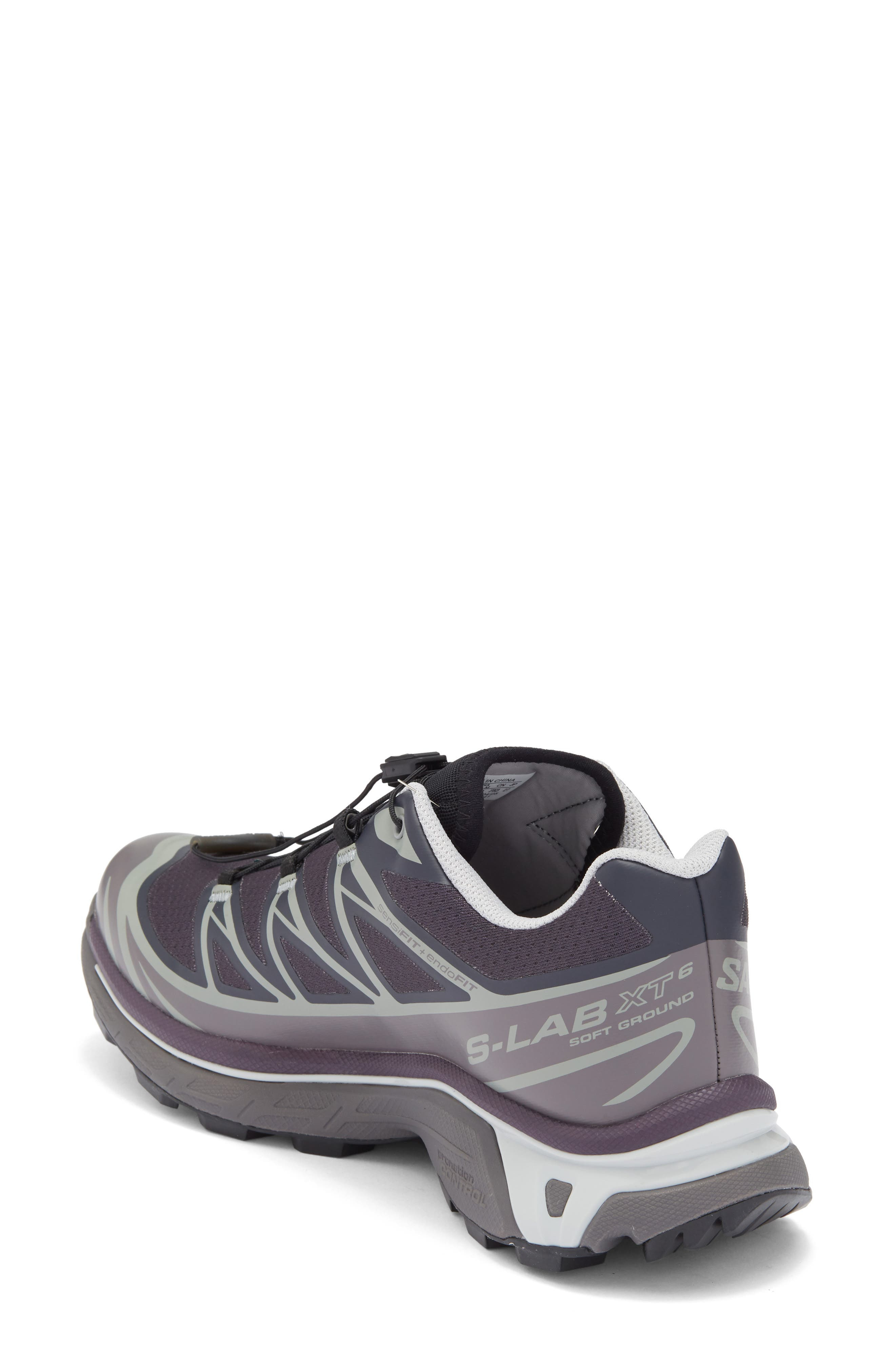 Salomon Gender Inclusive XT-6 Sneaker in Nine Iron/Purple at Nordstrom - 2