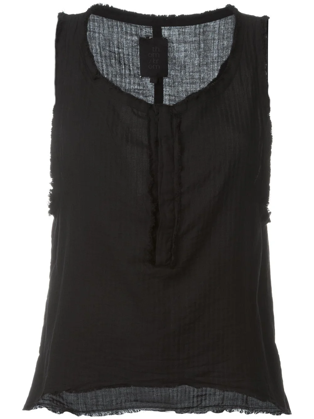 frayed edge tank top - 1