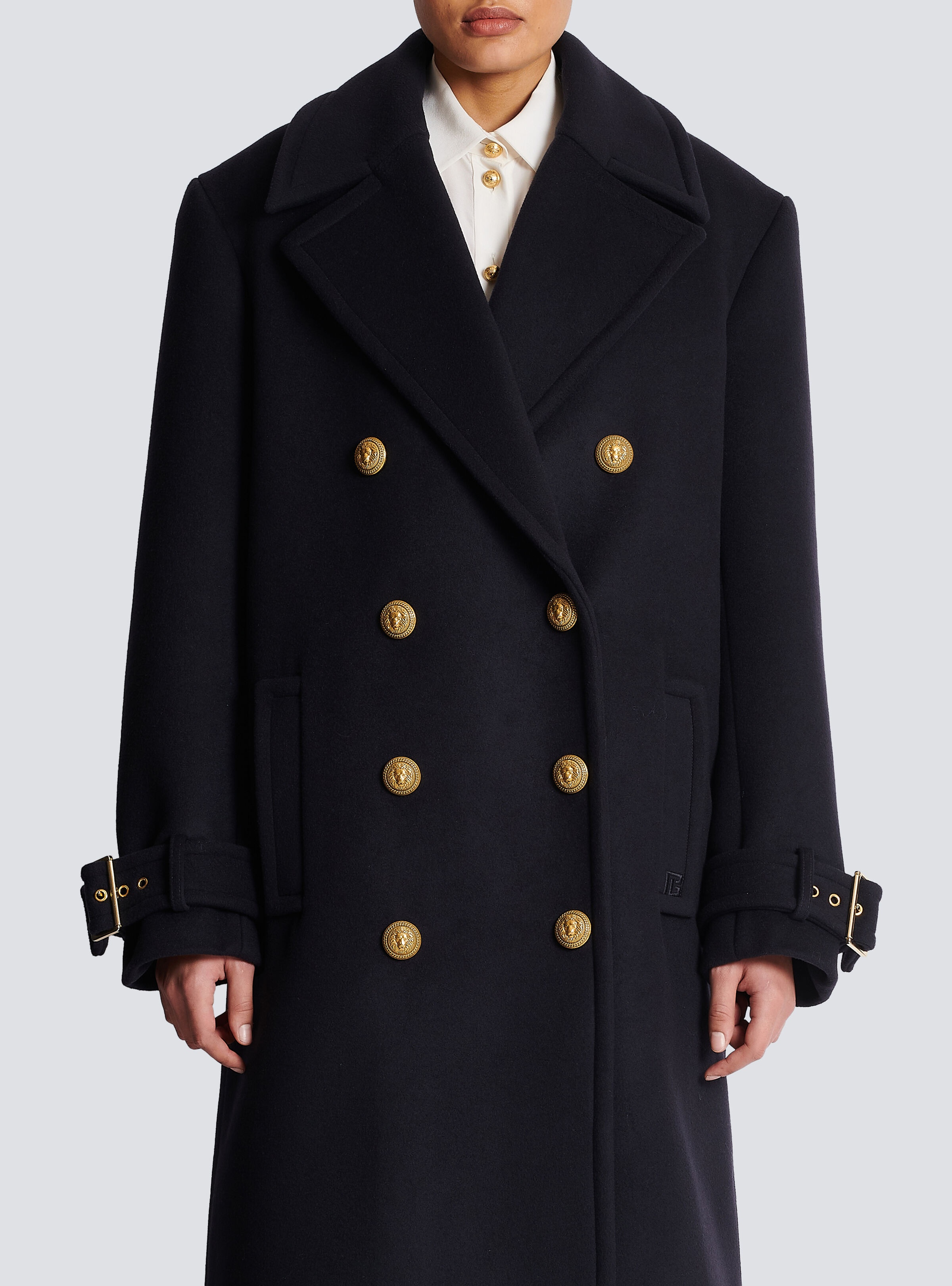 Oversized double-breasted coat - 5