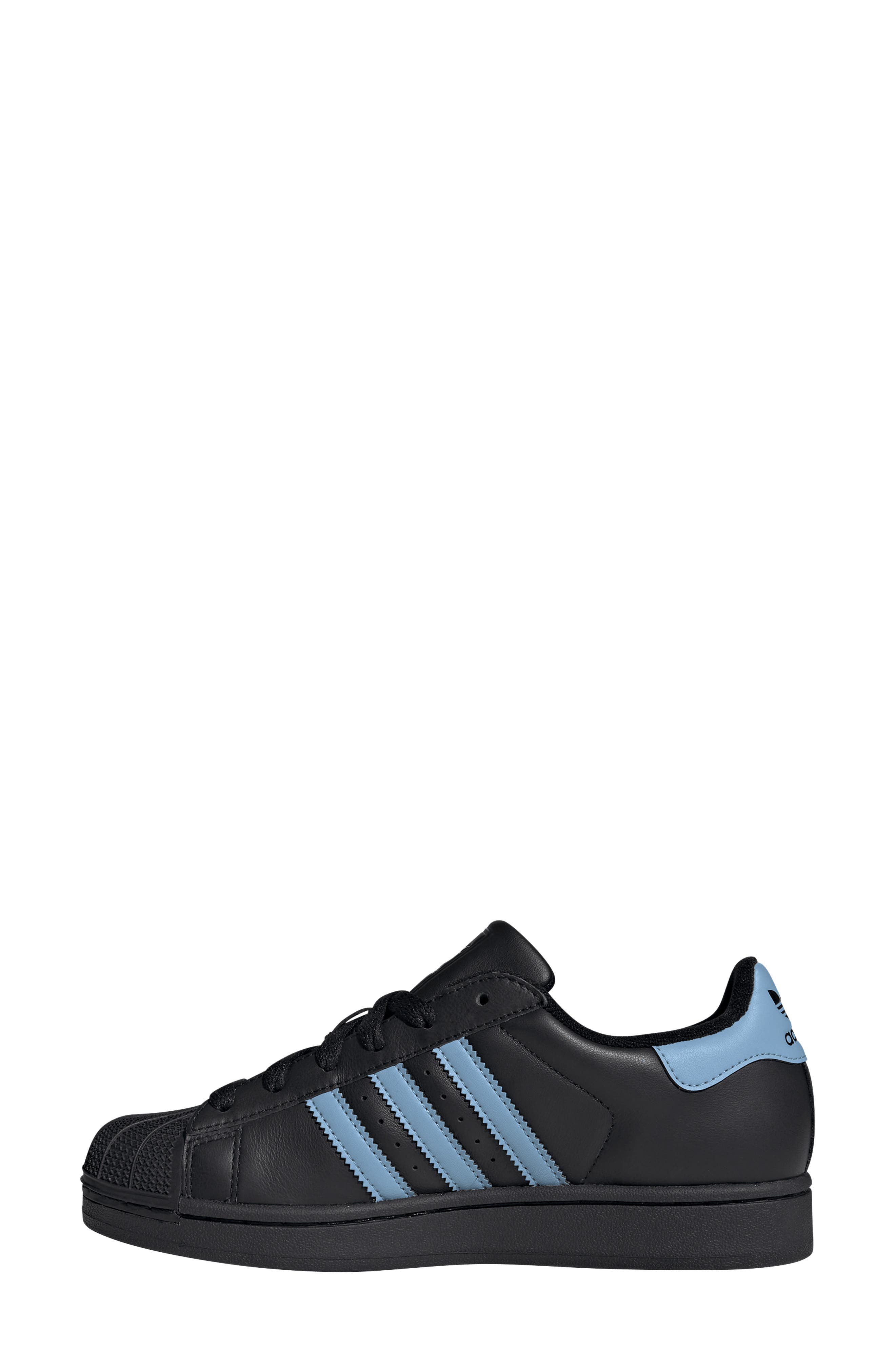 adidas Superstar II Sneaker in Black/Ash Blue/Black at Nordstrom - 6