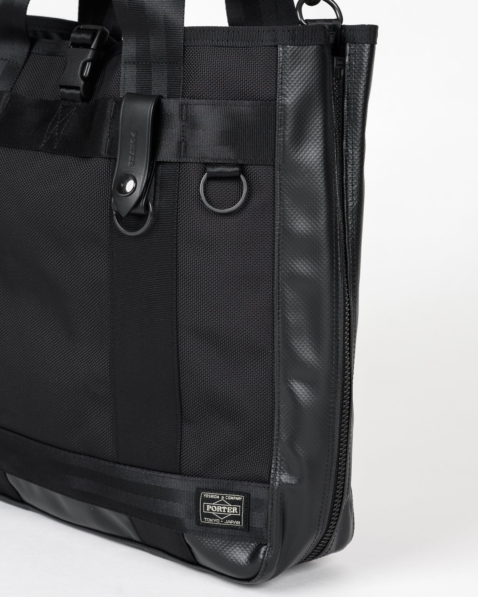 PORTER - YOSHIDA & CO. - HEAT 2WAY TOTE BAG - BLACK - 6