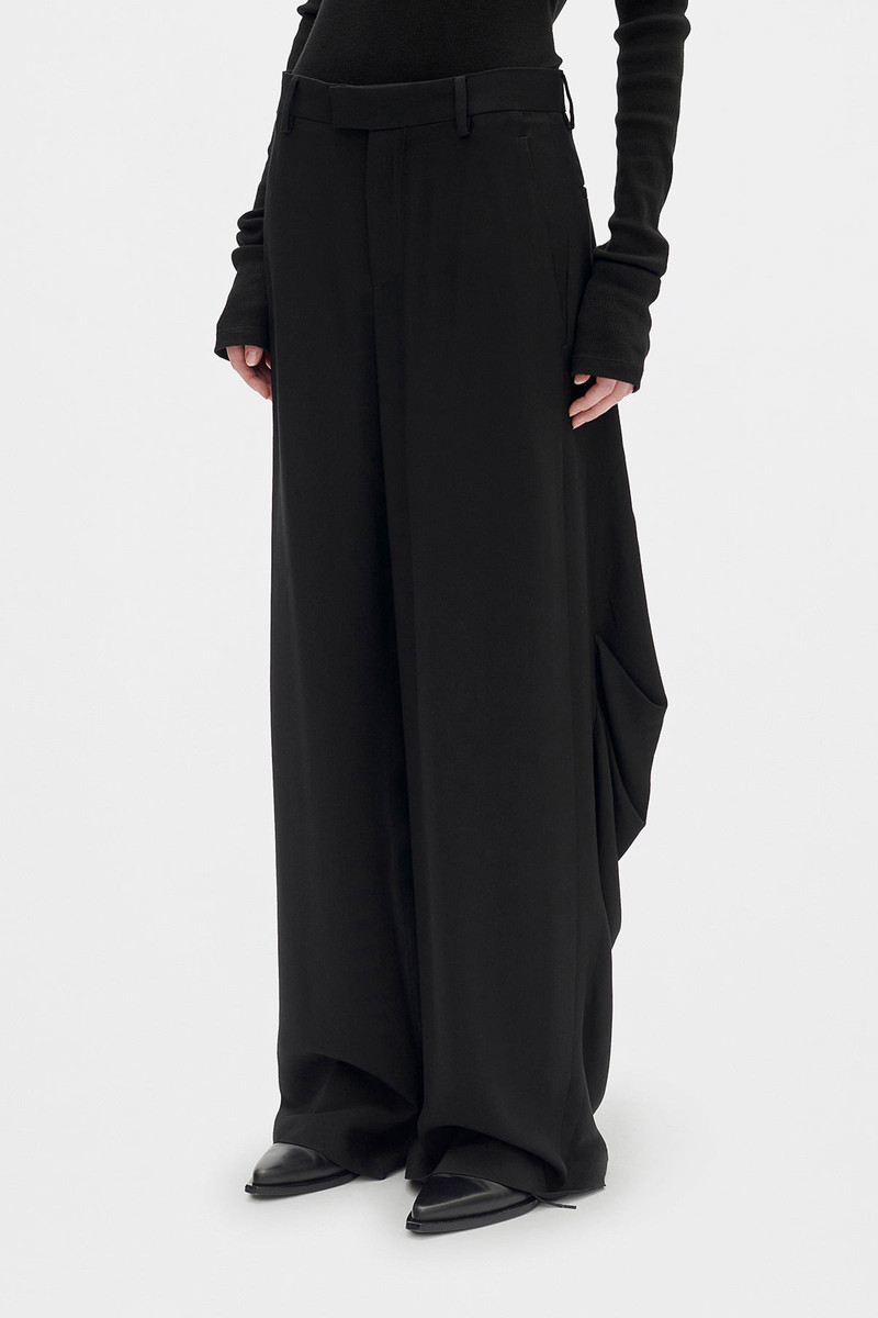 Ann Demeulemeester Odeta Draped Comfort Trousers outlook