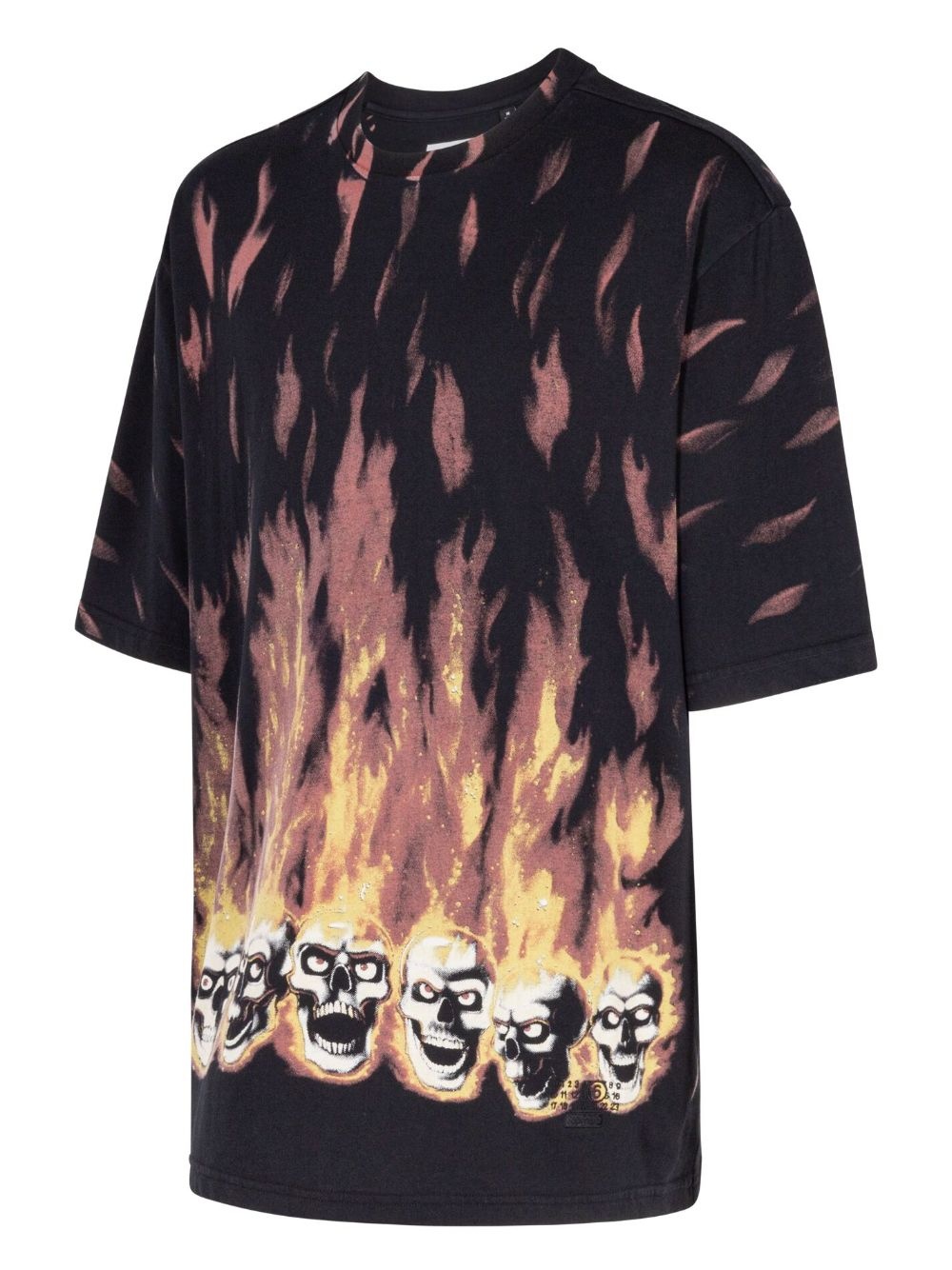 x MM6 Maison Margiela flame-print T-shirt - 2