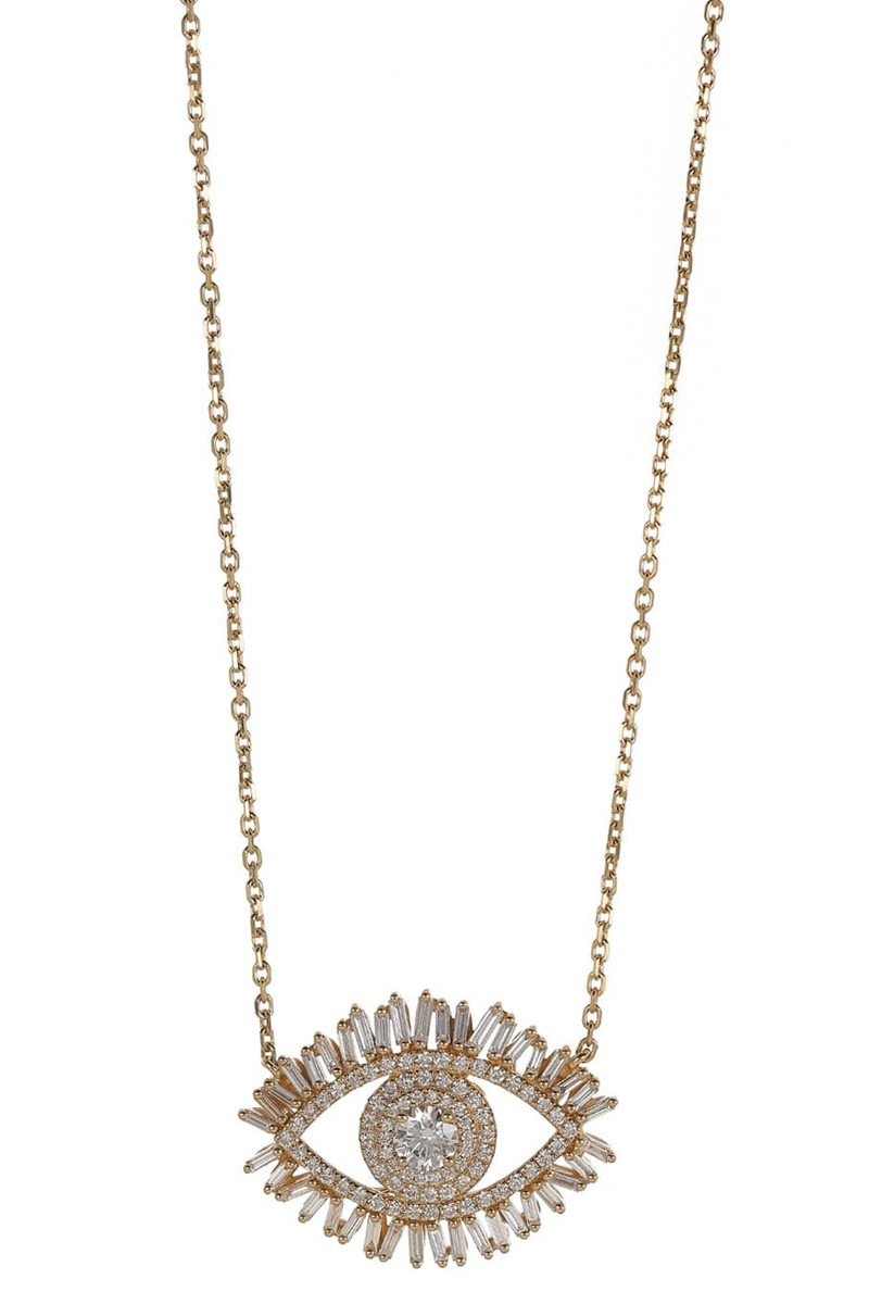 Large Fireworks Evil Eye Necklace 1