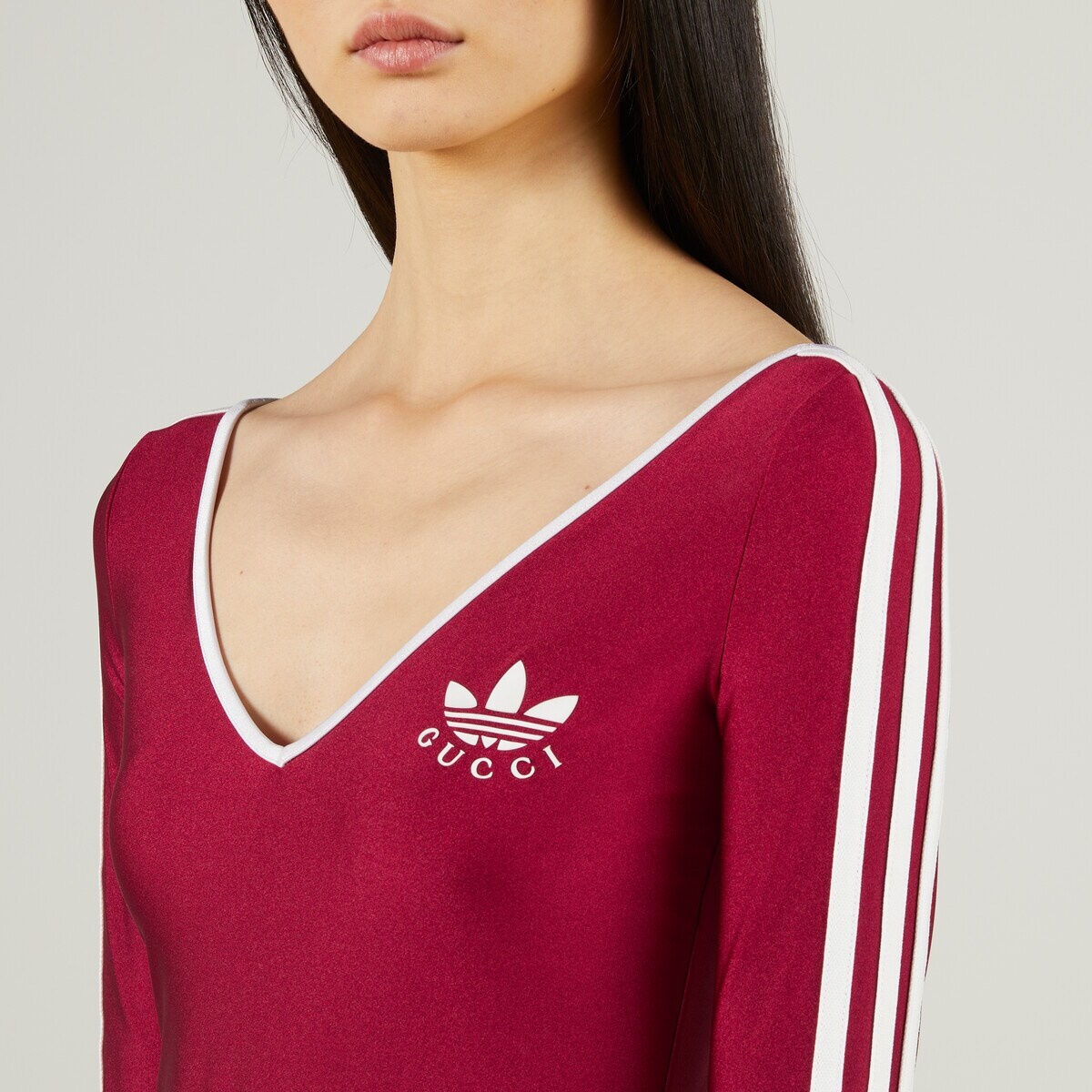 adidas x Gucci stretch jersey bodysuit - 4