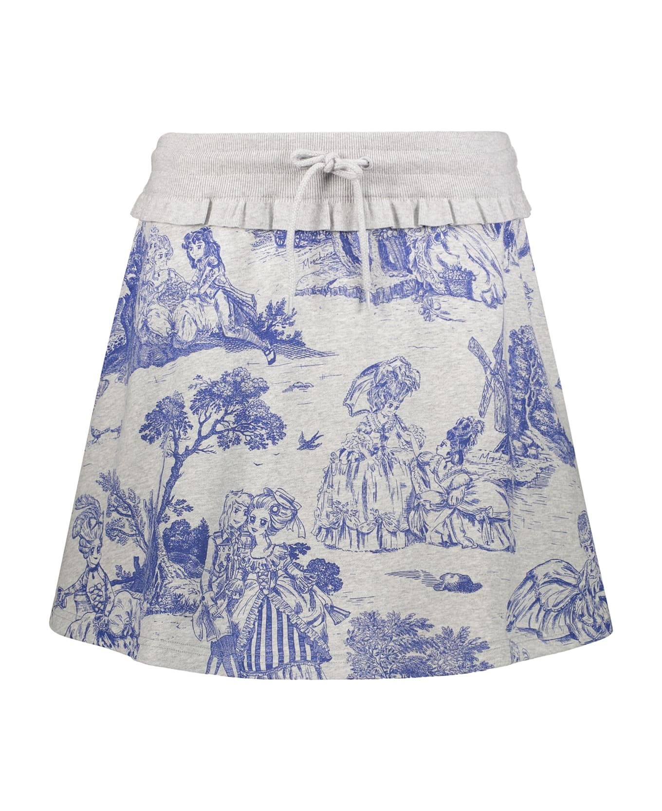 Printed Cotton Skirt - 1