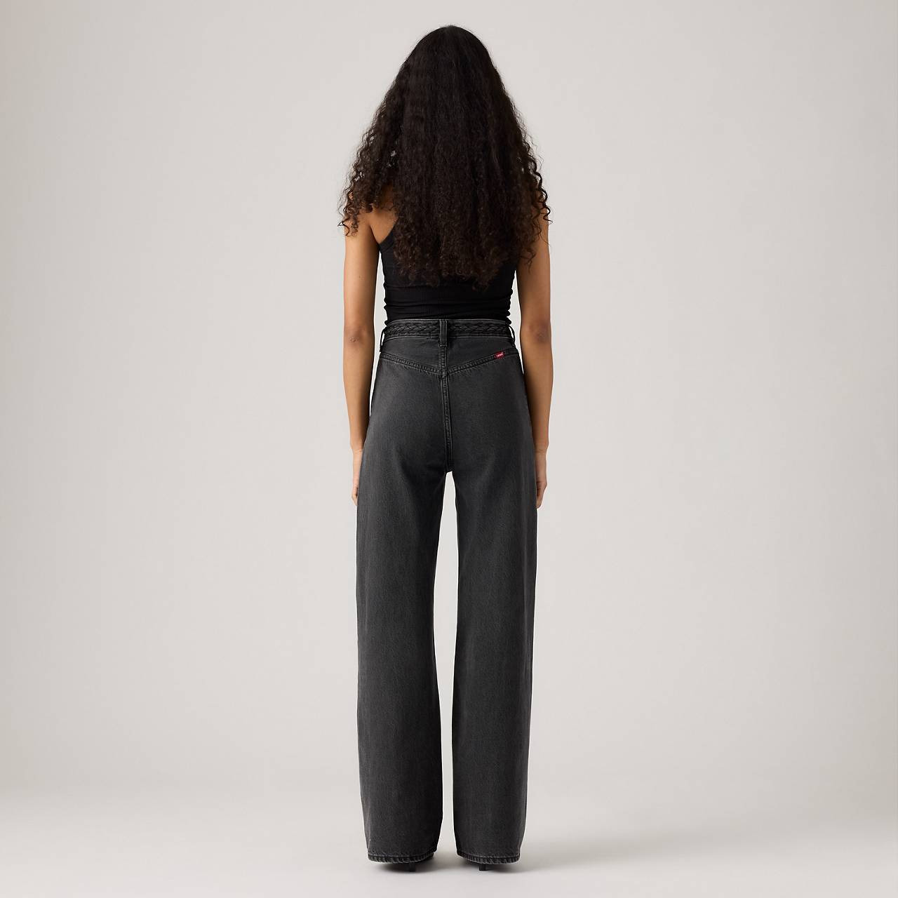 RIBCAGE WIDE LEG BRAIDED WOMEN'S JEANS - 5