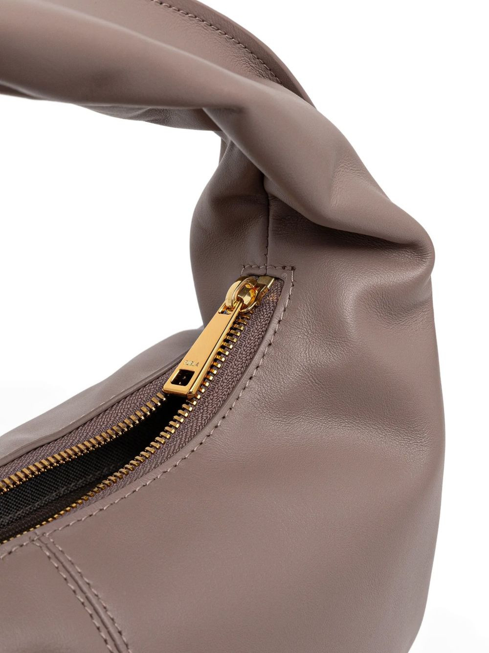 twisted-handle leather tote bag - 4