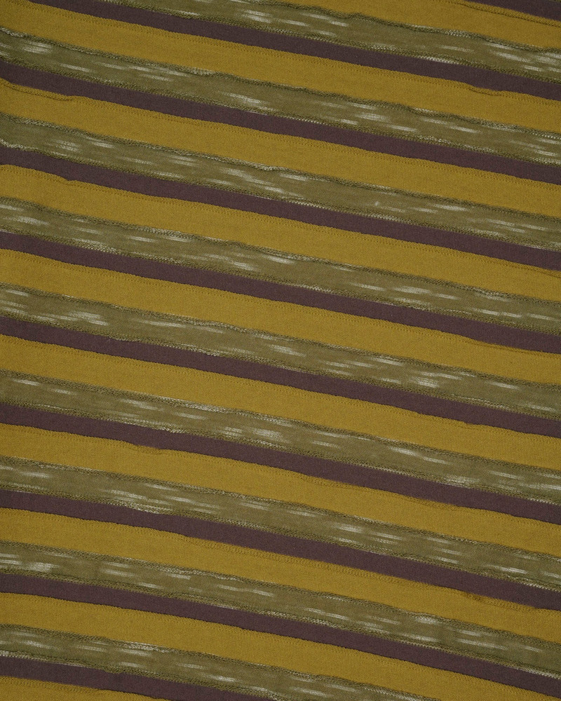 Casey Striped T-shirt - Moss 3