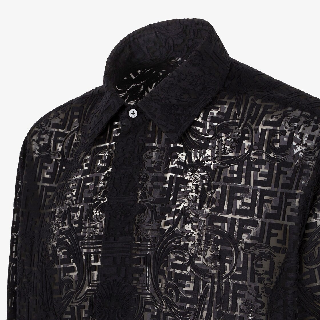 Fendace black cotton shirt - 3