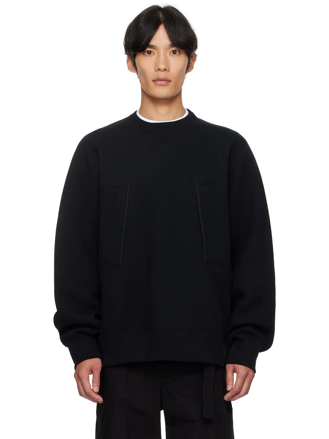 Black Sponge Sweat Sweatshirt - 1
