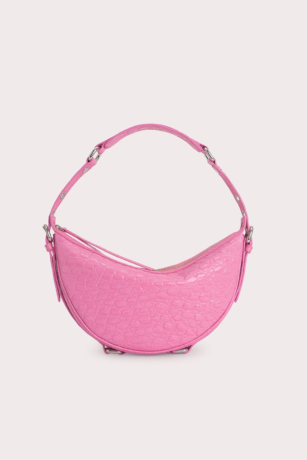 Gib Lipstick Circular Croco Embossed Leather - 1